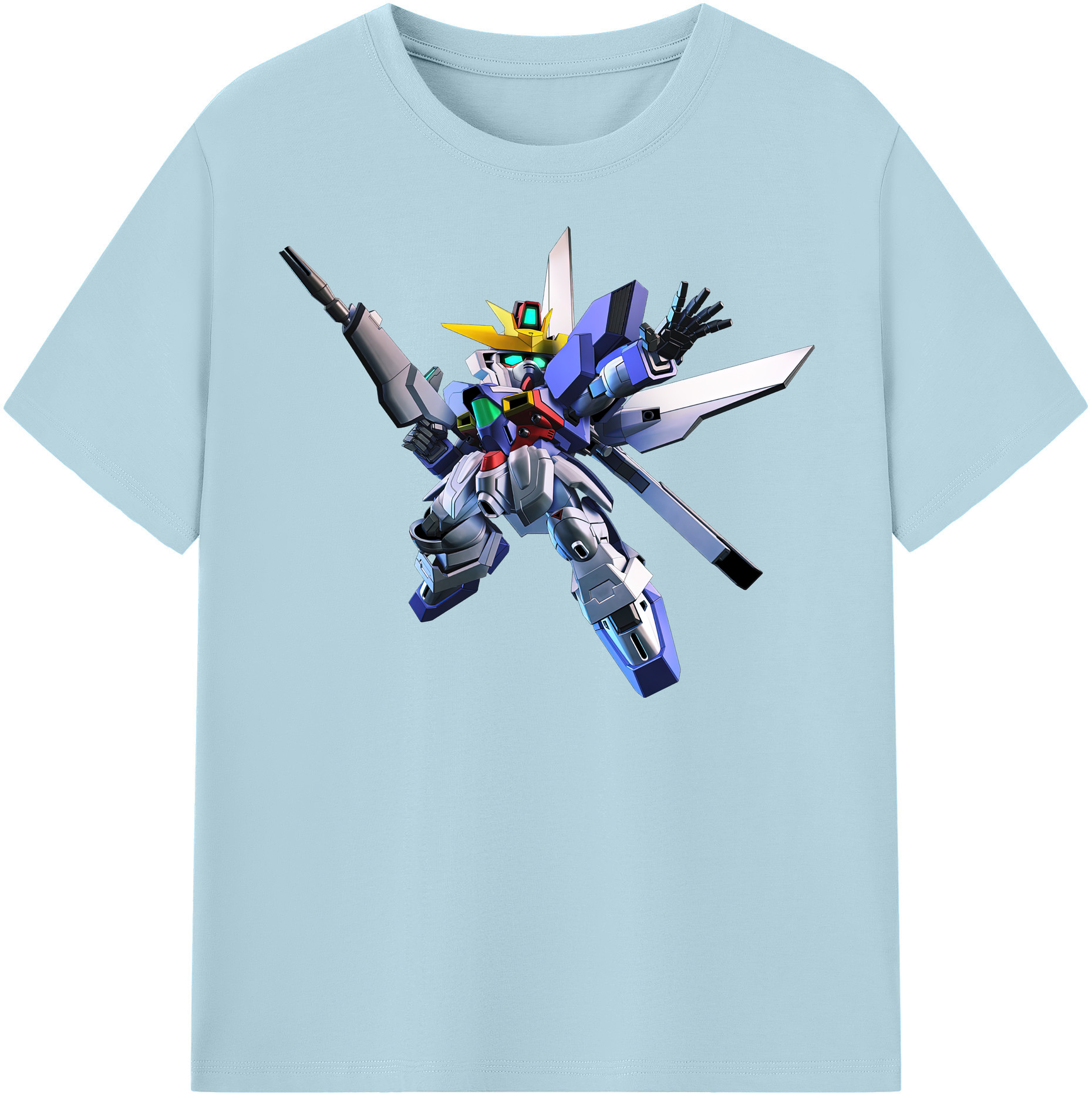 （画像用） 機動戦士ガンダム Mobile Suit Gundam 綿100％半袖Tシャツ（フロントプリント）